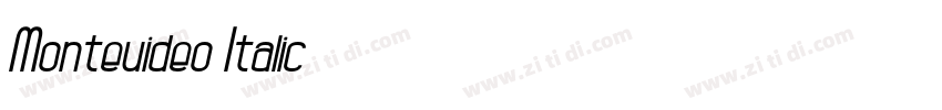 Monteuideo Italic字体转换